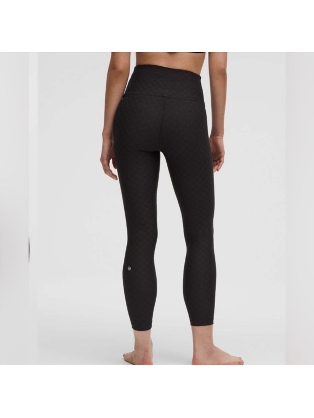 lululemon athletica Wundertrain Black High-Rise Geometric Pattern
